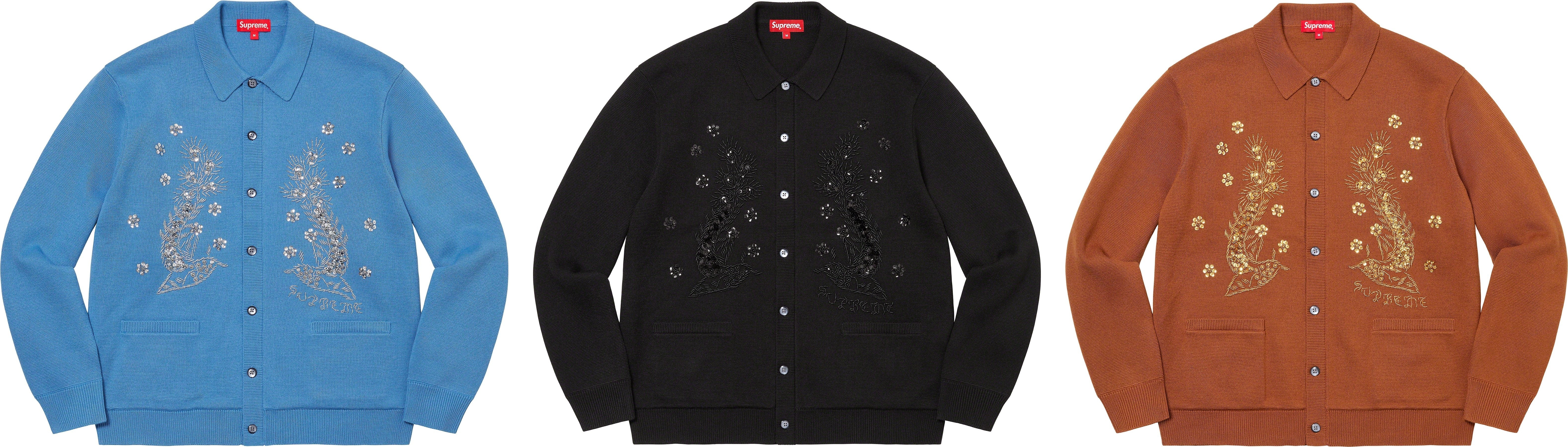 Beaded Appliqué Cardigan